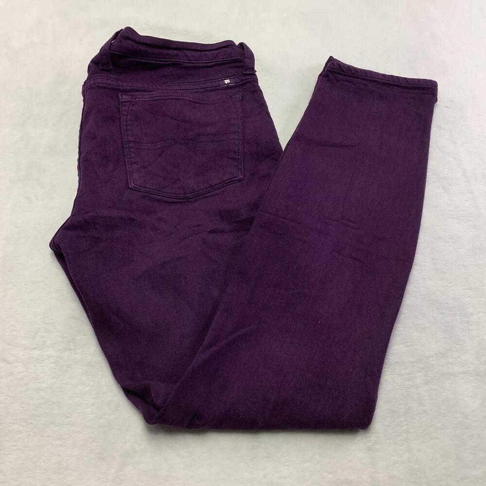 Lucky Brand Jeans Womens 6 Purple Charlie Super Skinny Stretch 28x29 Denim